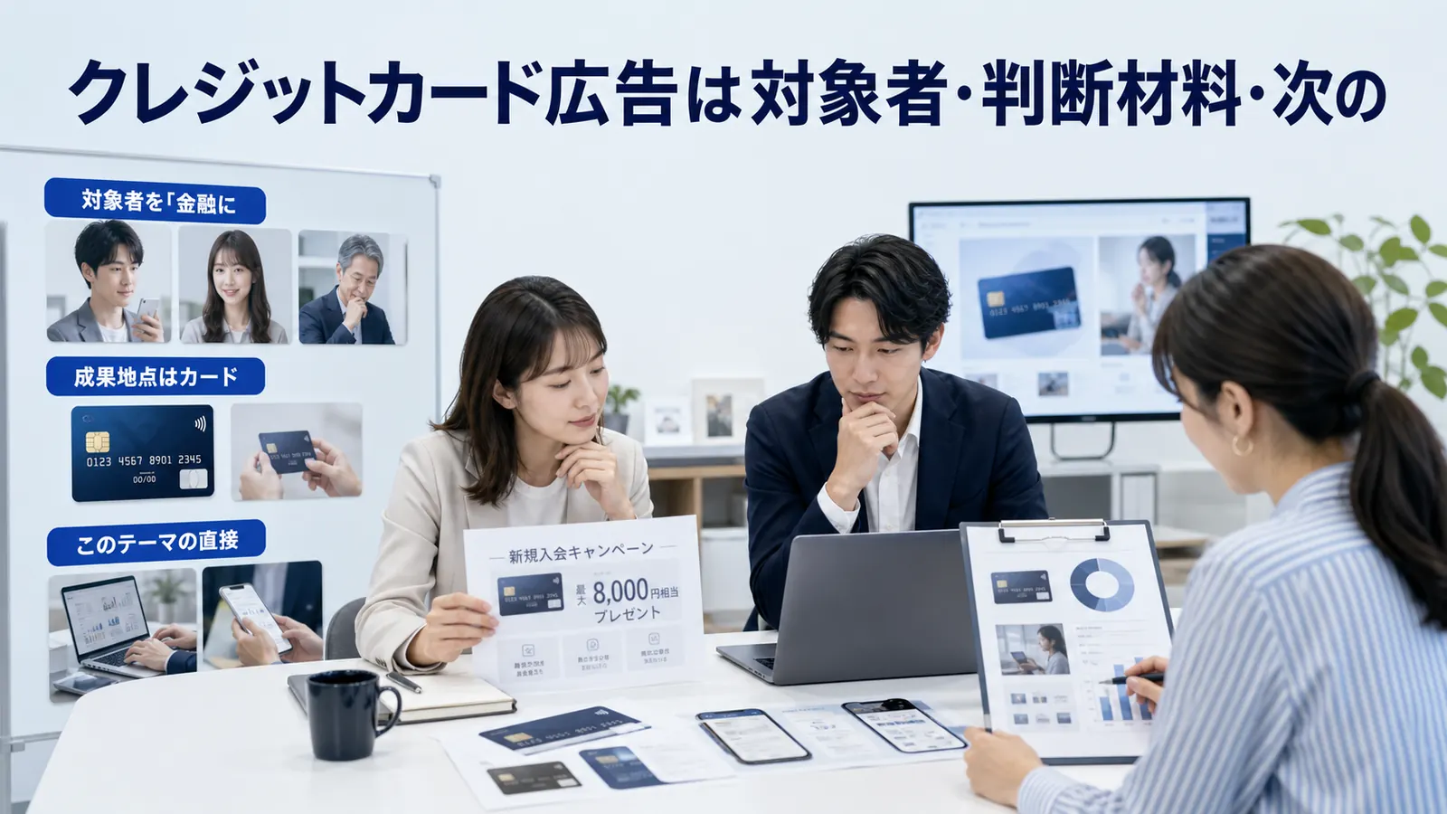クレジットカード広告は対象者・判断材料・次の