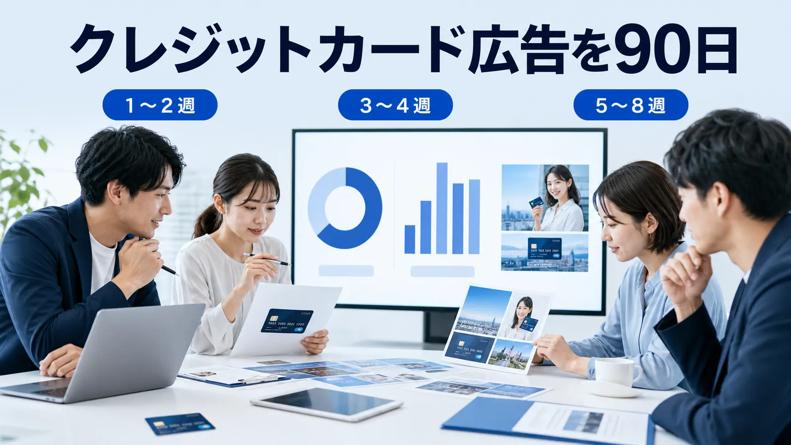 クレジットカード広告を90日
