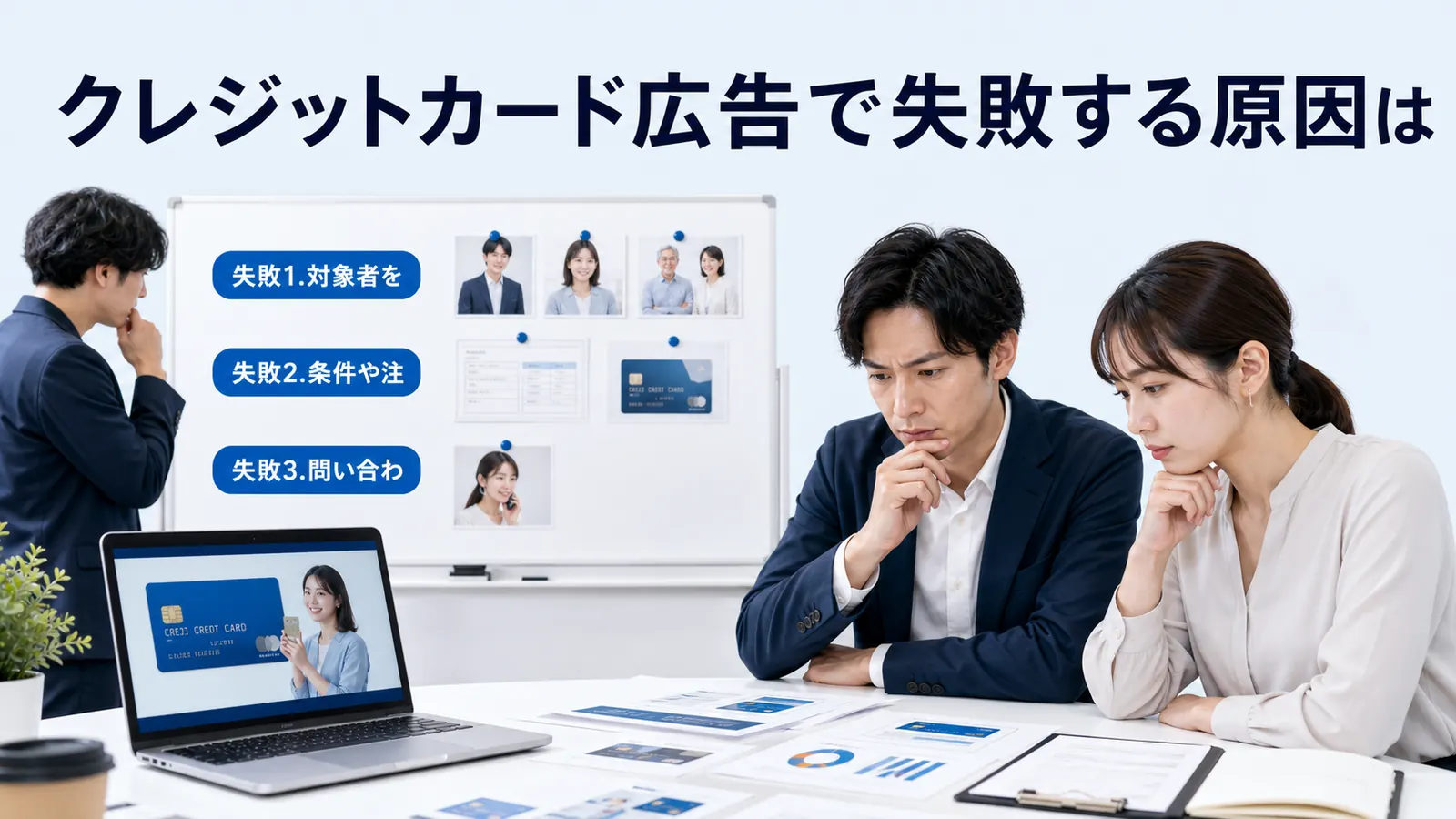 クレジットカード広告で失敗する原因は