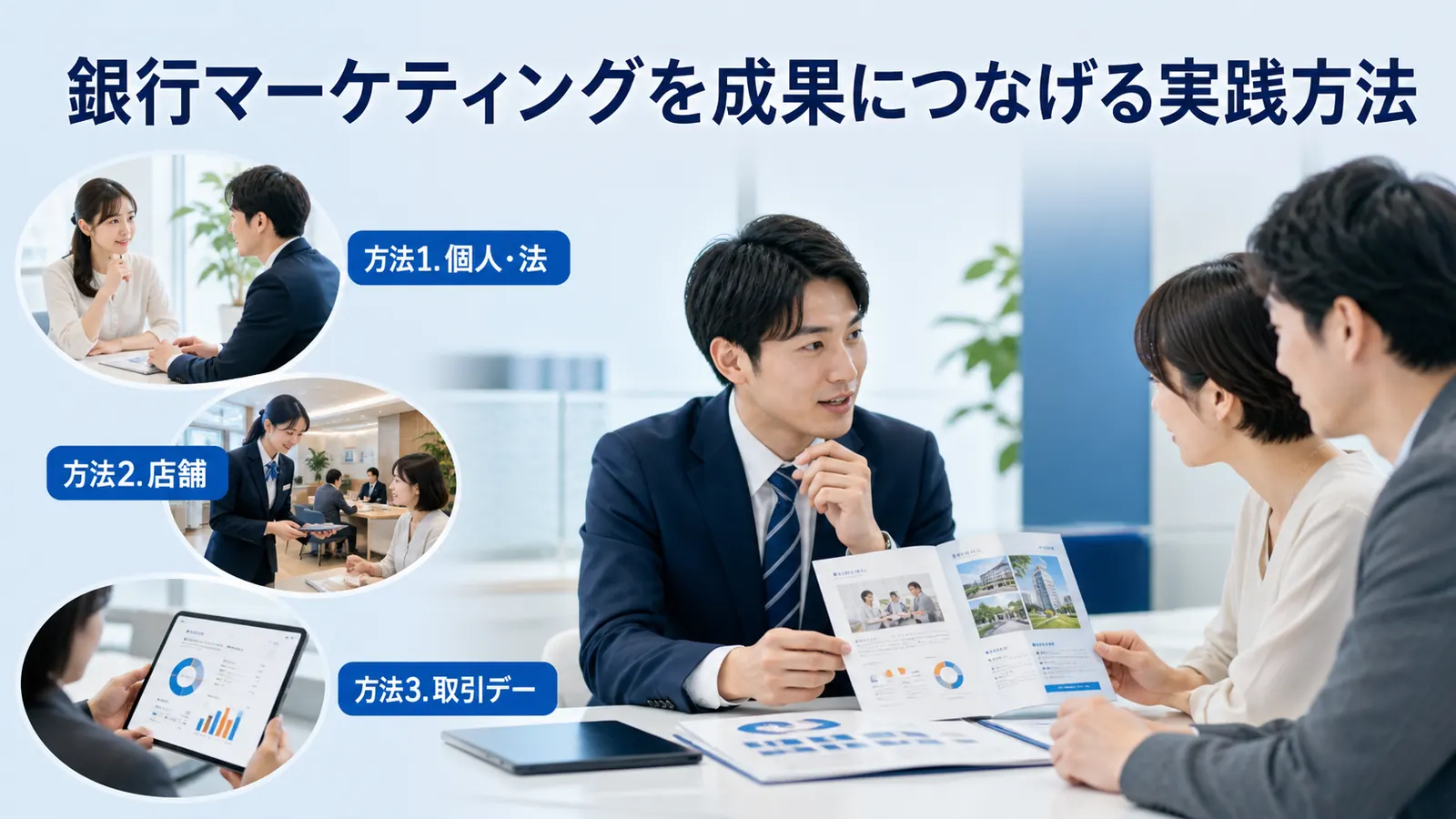 銀行マーケティングを成果につなげる実践方法