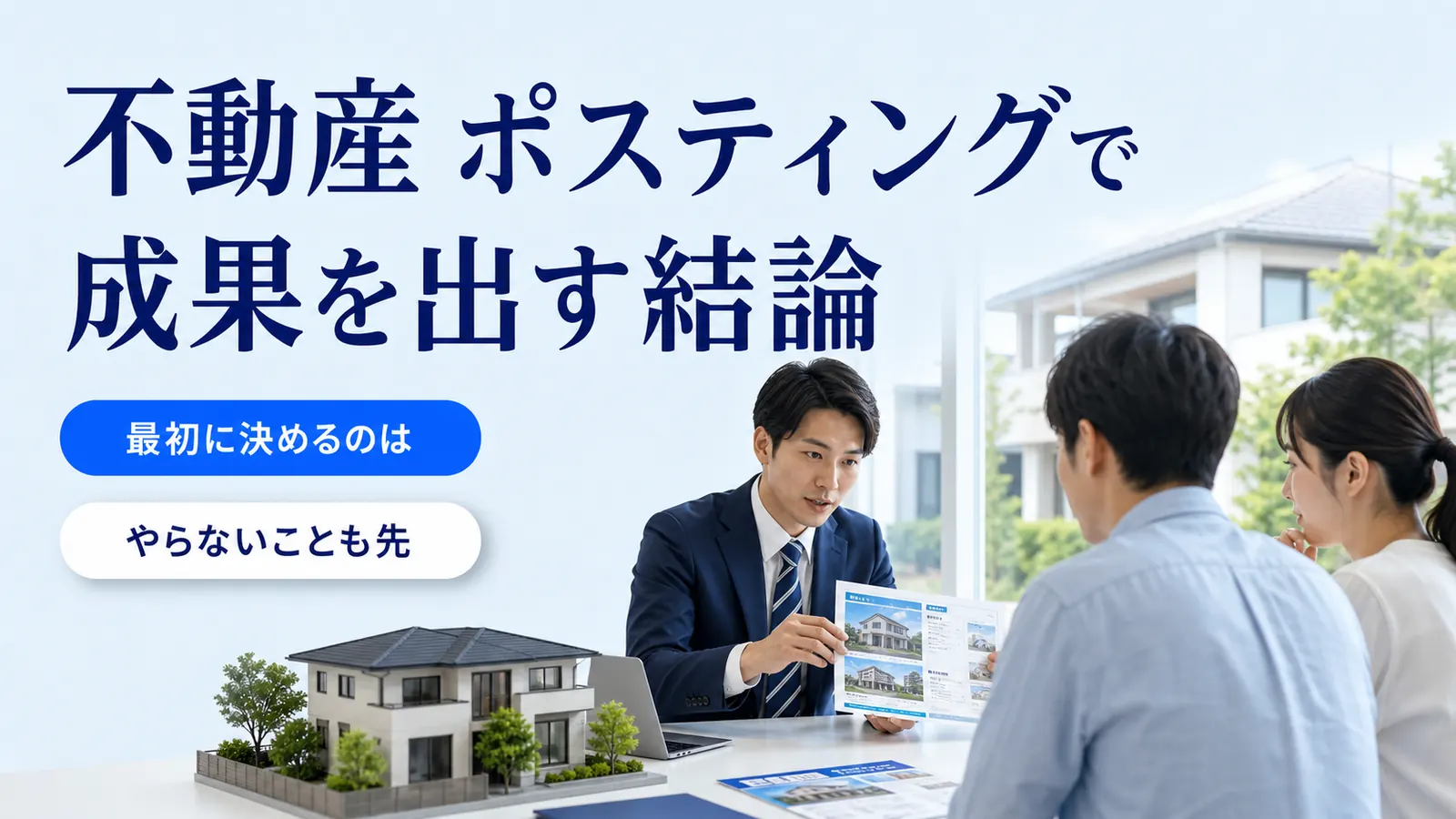 不動産 ポスティングで成果を出す結論