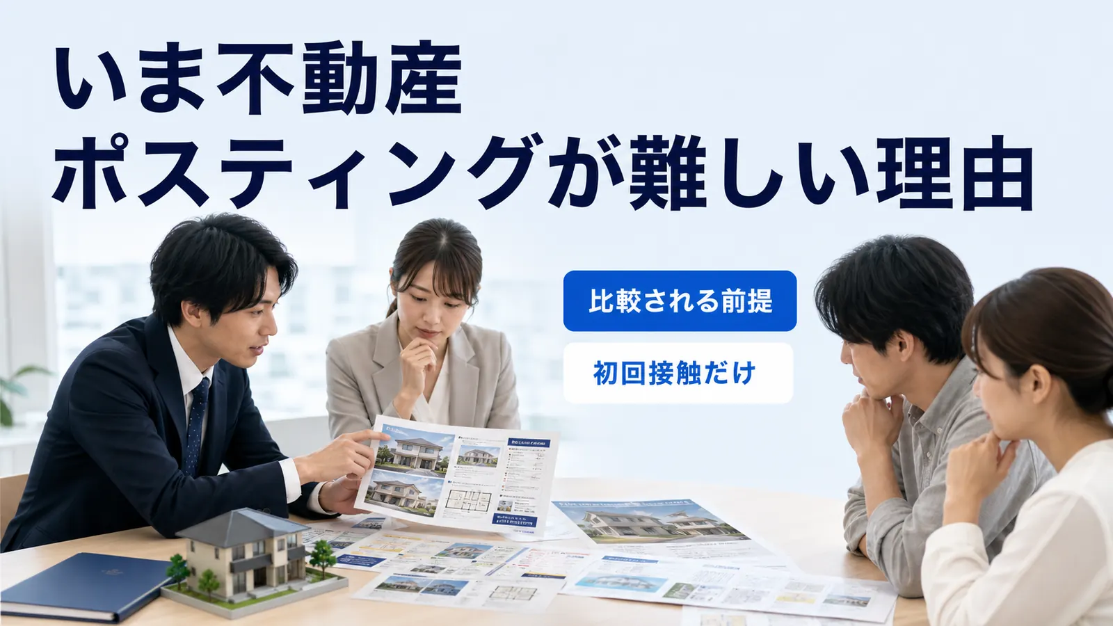 いま不動産 ポスティングが難しい理由