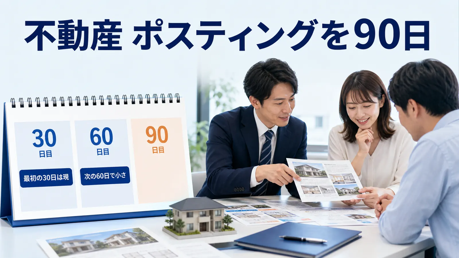 不動産 ポスティングを90日