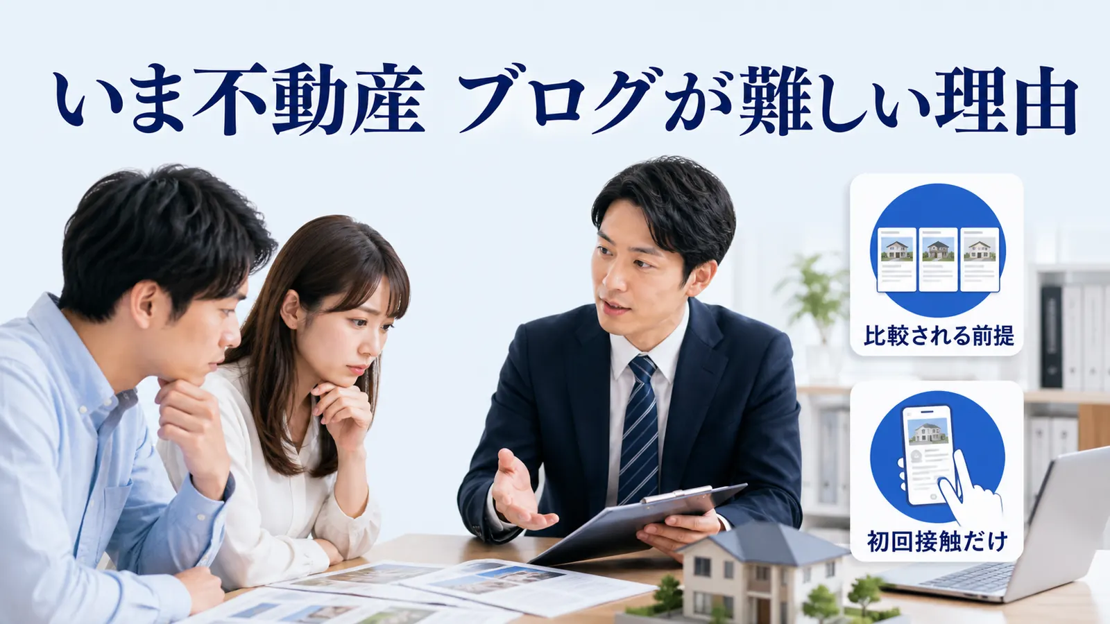いま不動産 ブログが難しい理由
