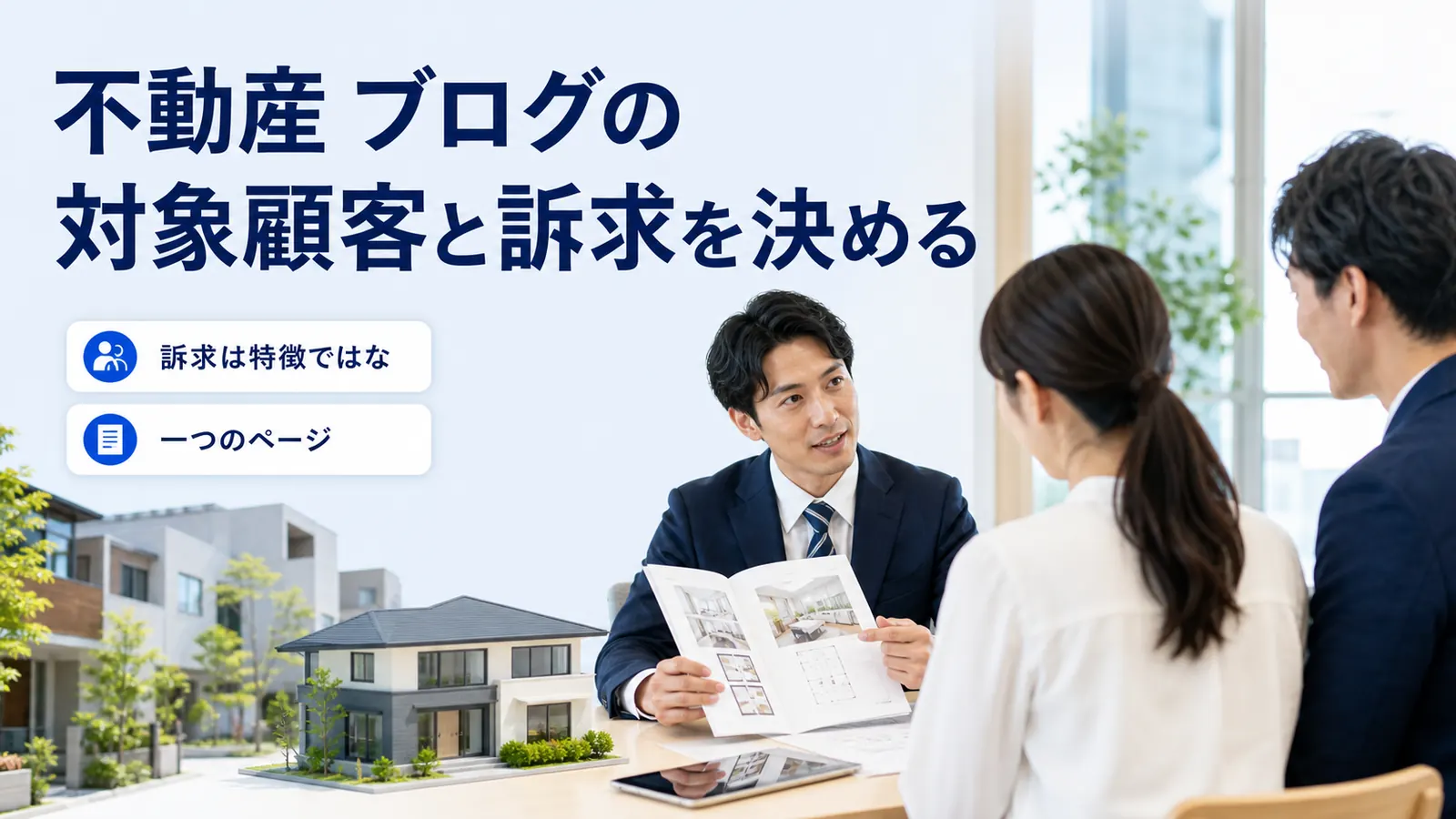 不動産 ブログの対象顧客と訴求を決める