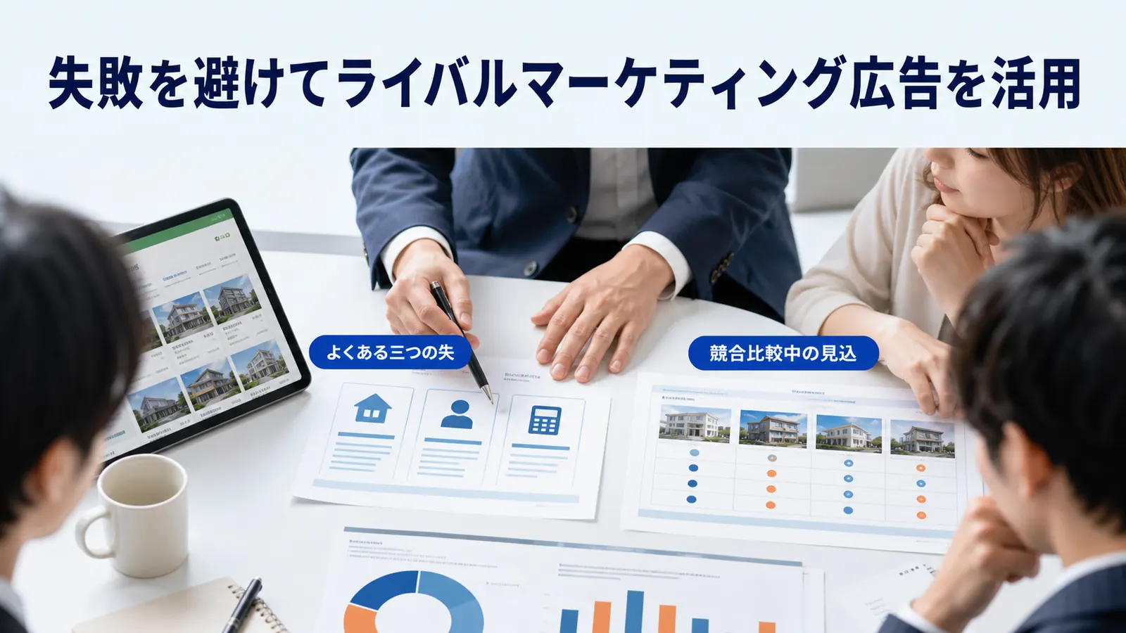 失敗を避けてライバルマーケティング広告を活用