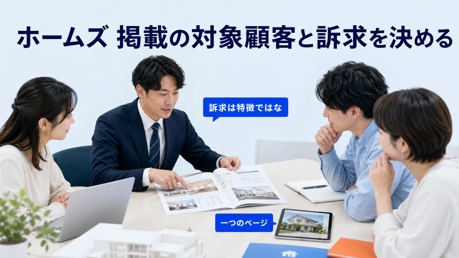 ホームズ 掲載の対象顧客と訴求を決める