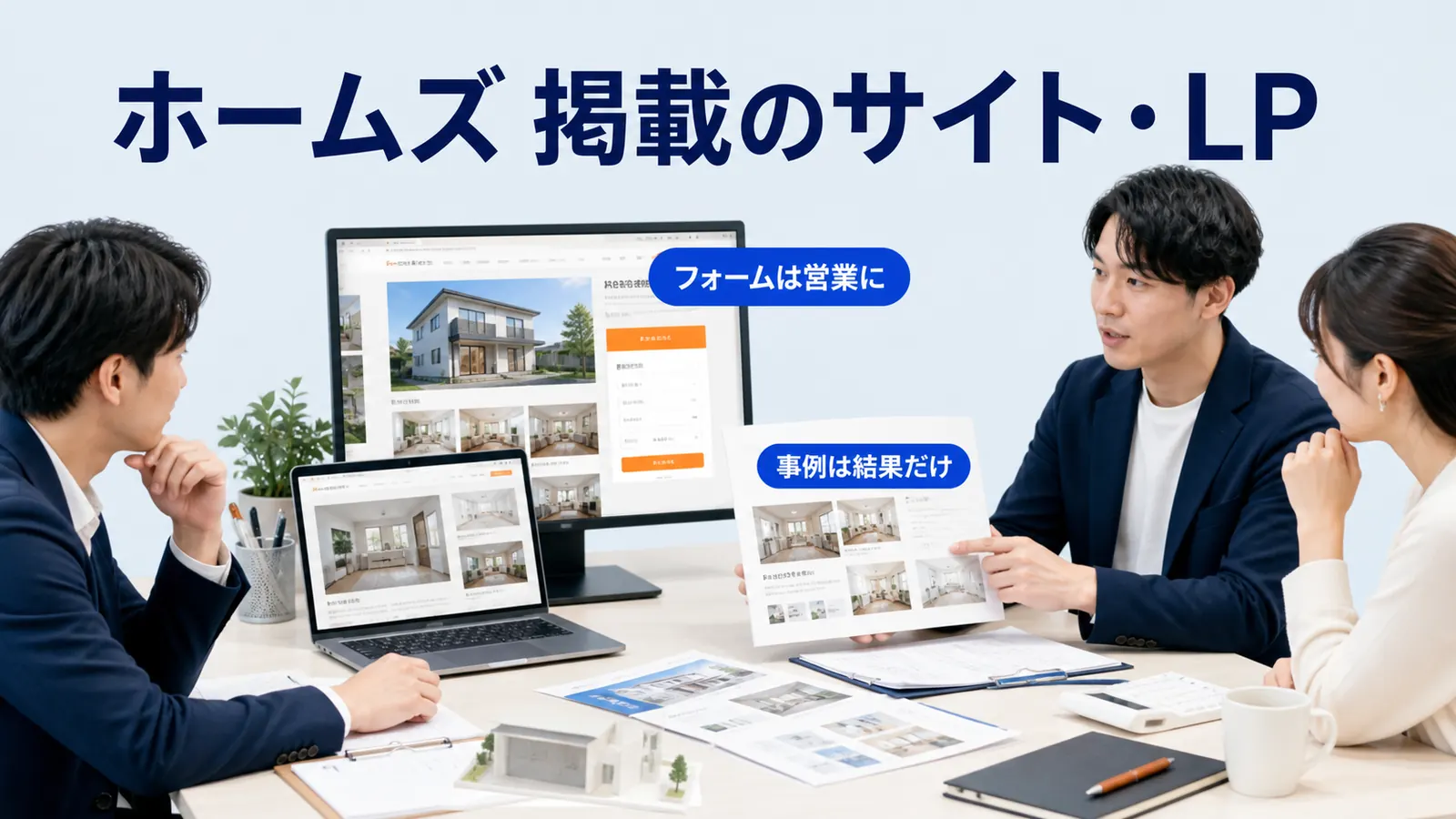 ホームズ 掲載のサイト・LP