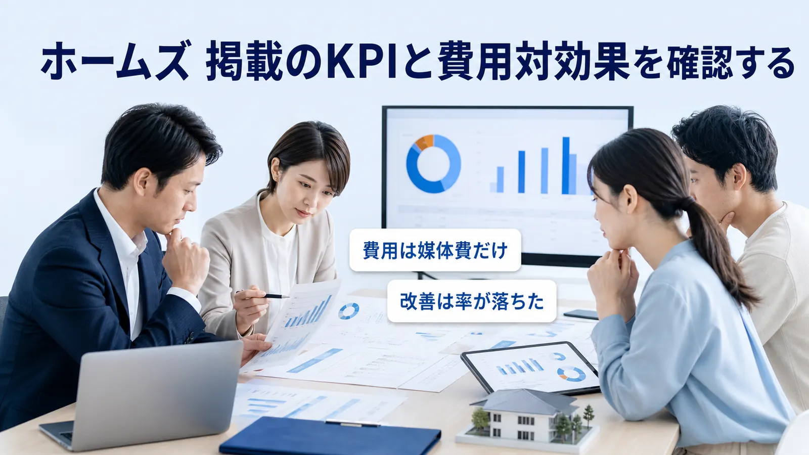 ホームズ 掲載のKPIと費用対効果を確認する