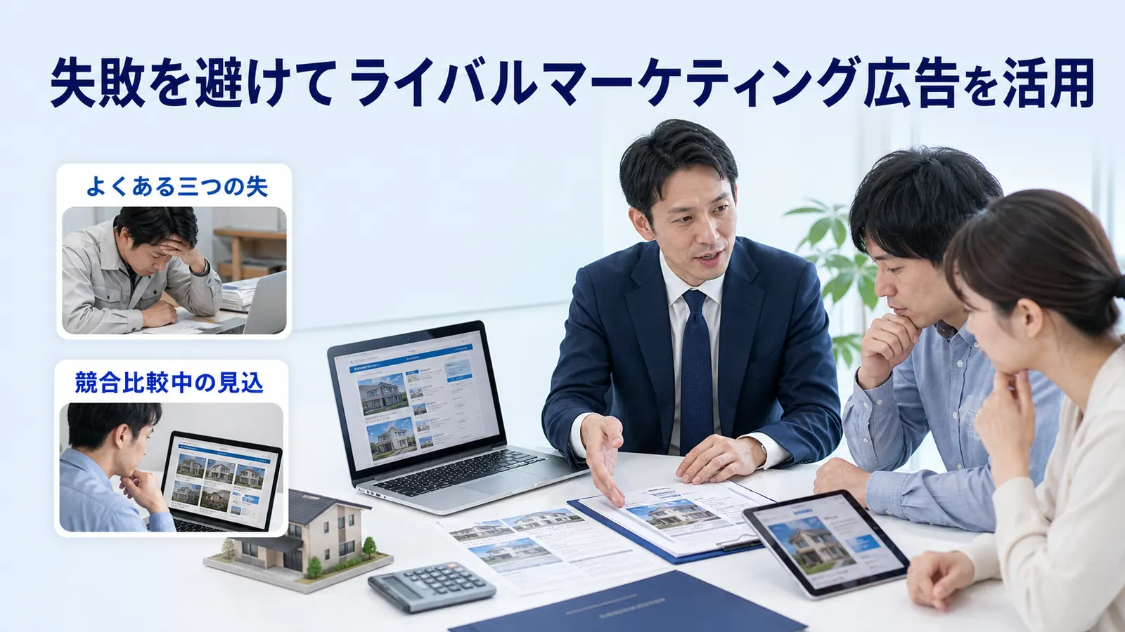 失敗を避けてライバルマーケティング広告を活用