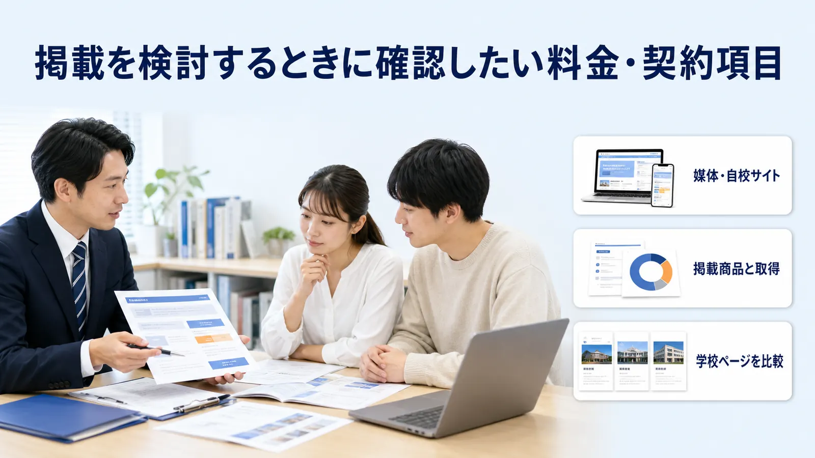 掲載を検討するときに確認したい料金・契約項目