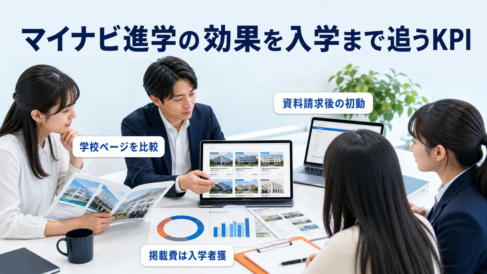 マイナビ進学の効果を入学まで追うKPI