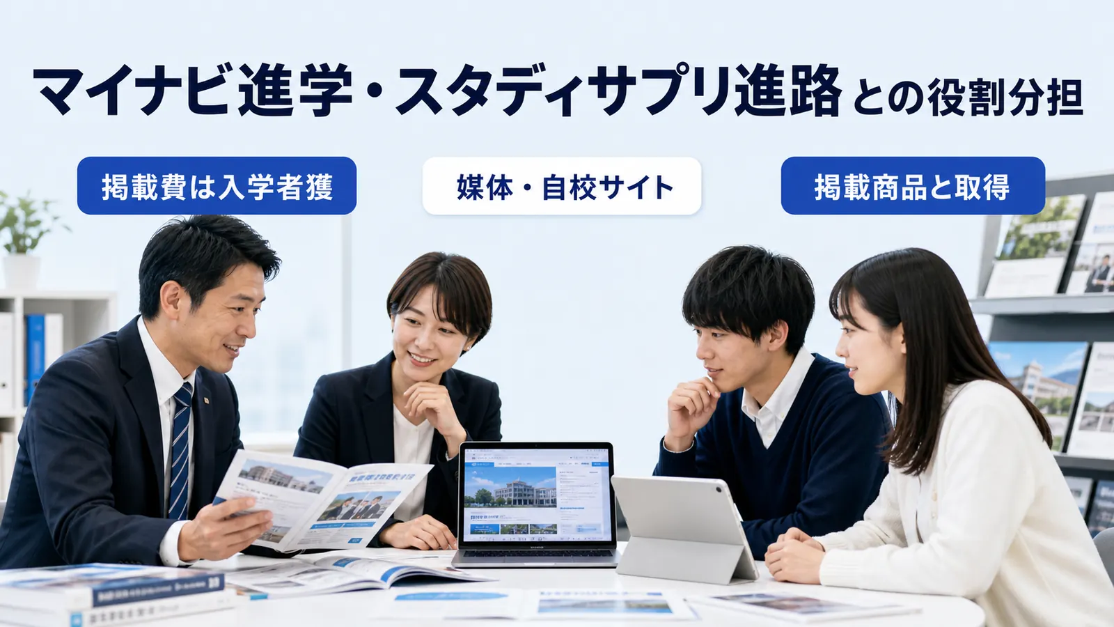 マイナビ進学・スタディサプリ進路との役割分担