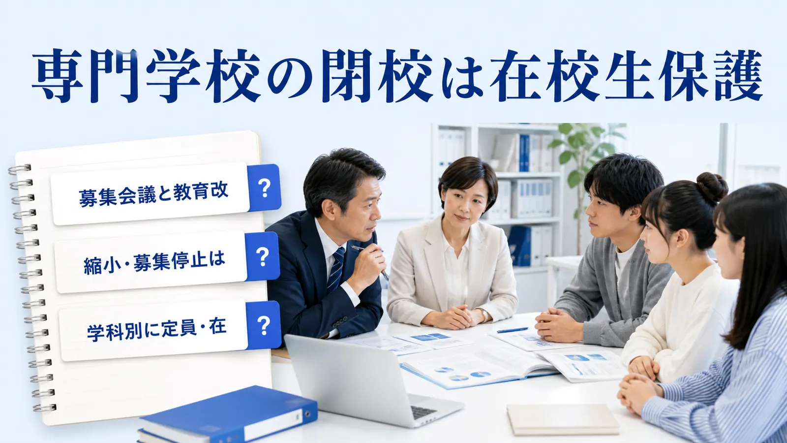 専門学校の閉校は在校生保護