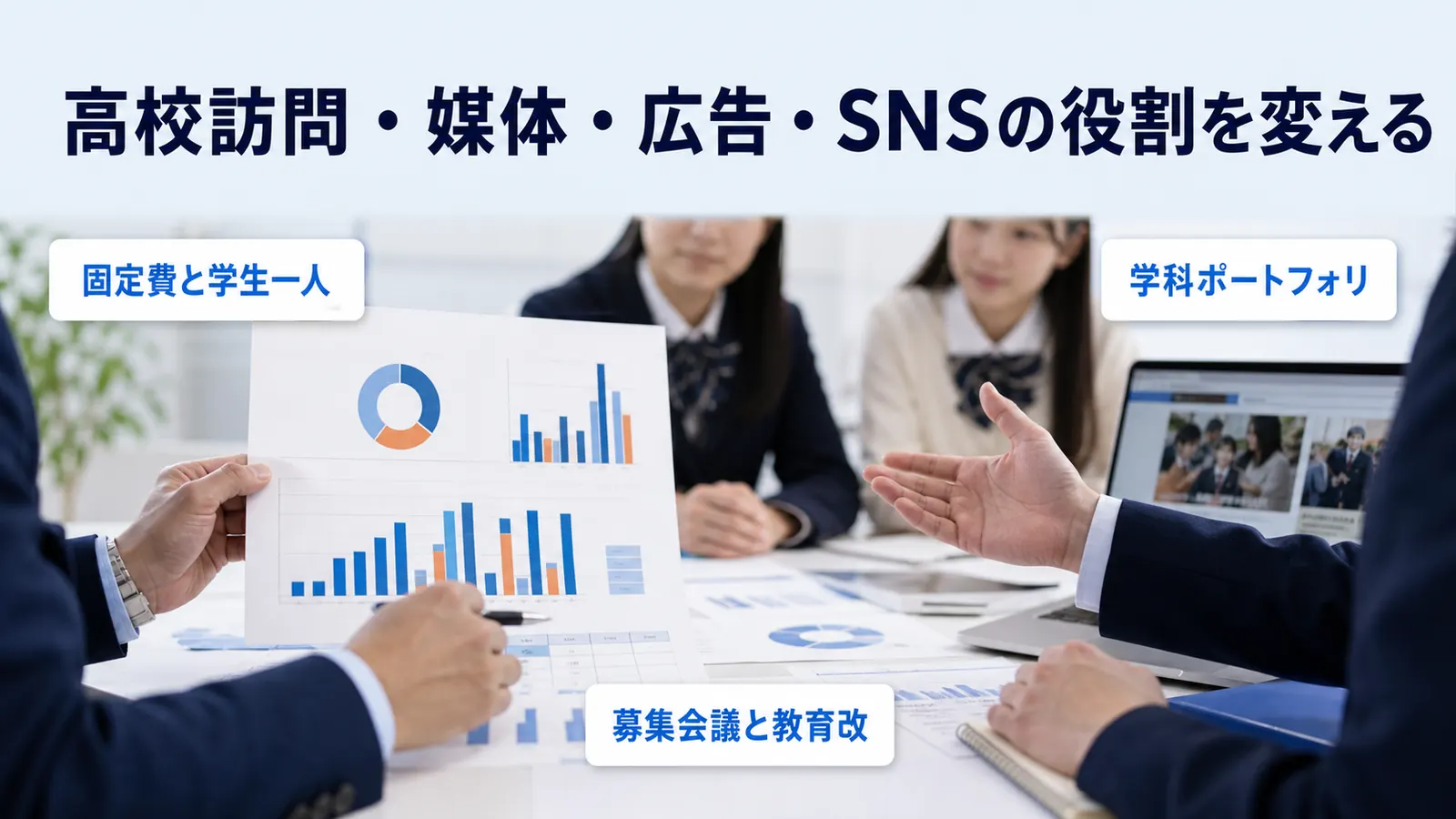 高校訪問・媒体・広告・SNSの役割を変える