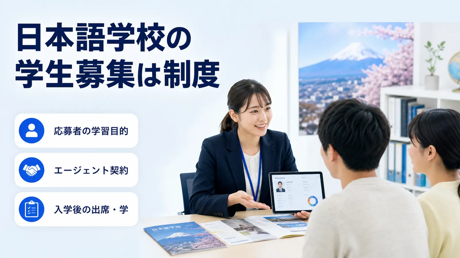 日本語学校の学生募集は制度