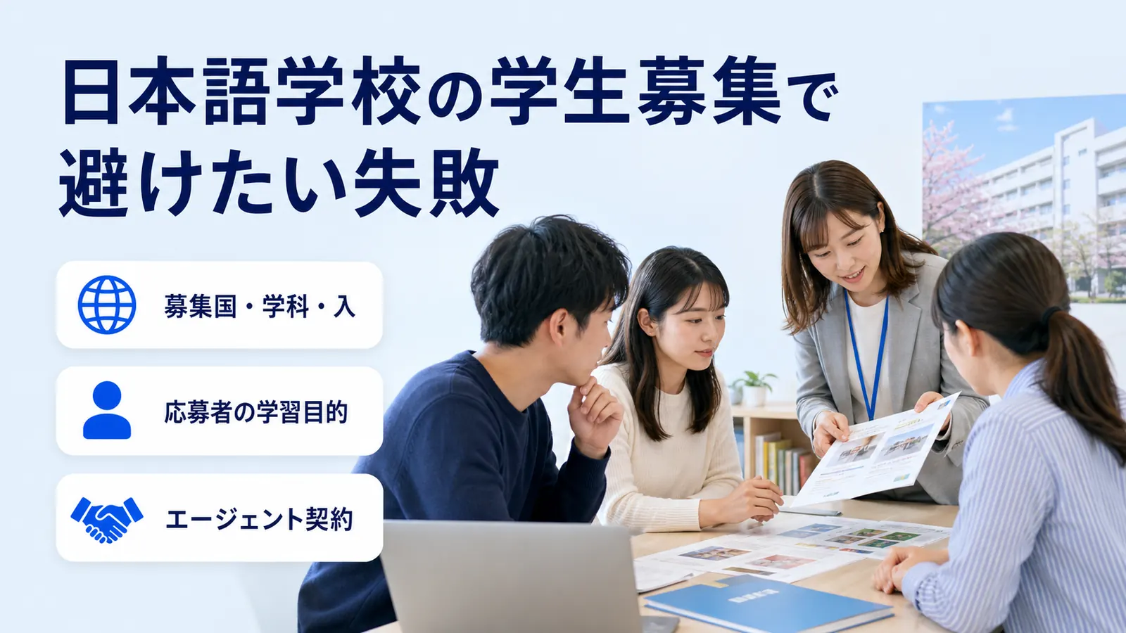 日本語学校の学生募集で避けたい失敗