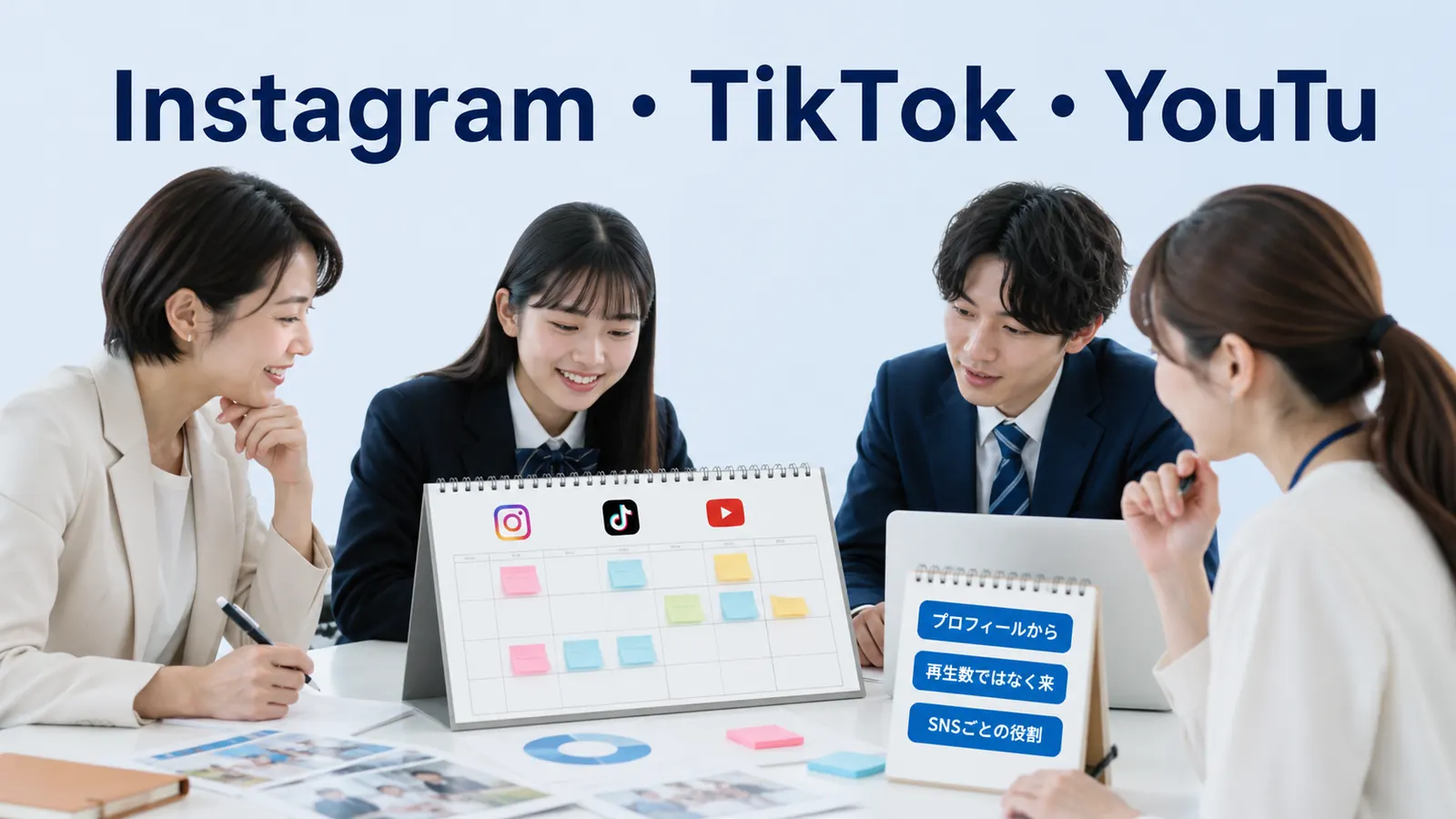 Instagram・TikTok・YouTu
