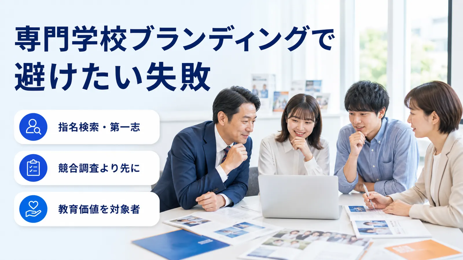 専門学校ブランディングで避けたい失敗