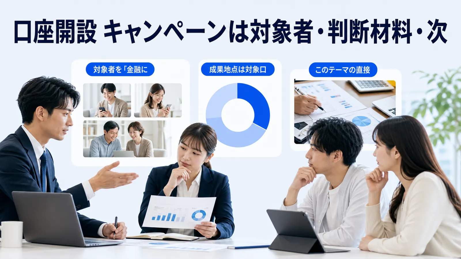口座開設 キャンペーンは対象者・判断材料・次