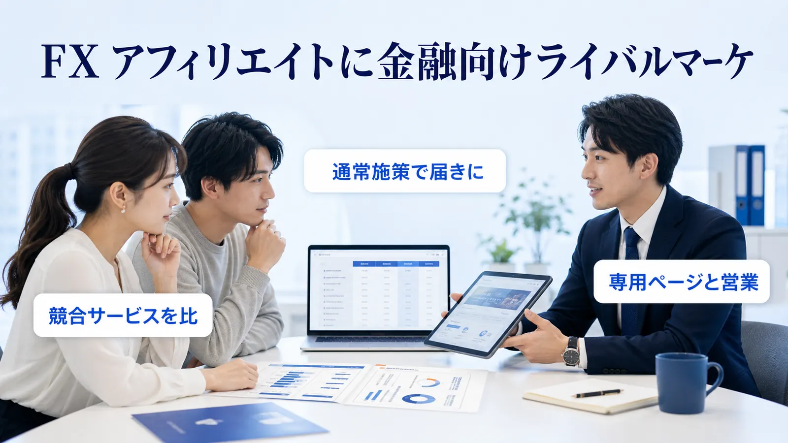 FX アフィリエイトに金融向けライバルマーケ