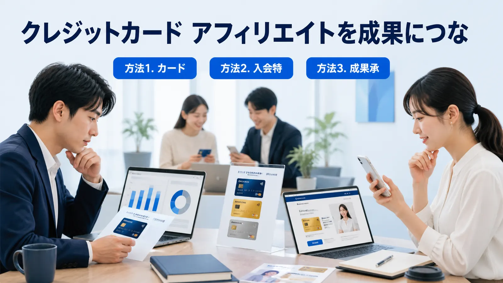 クレジットカード アフィリエイトを成果につな
