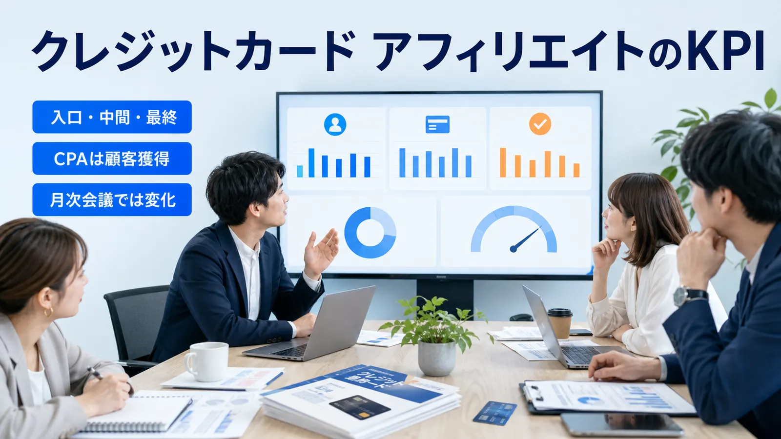 クレジットカード アフィリエイトのKPI