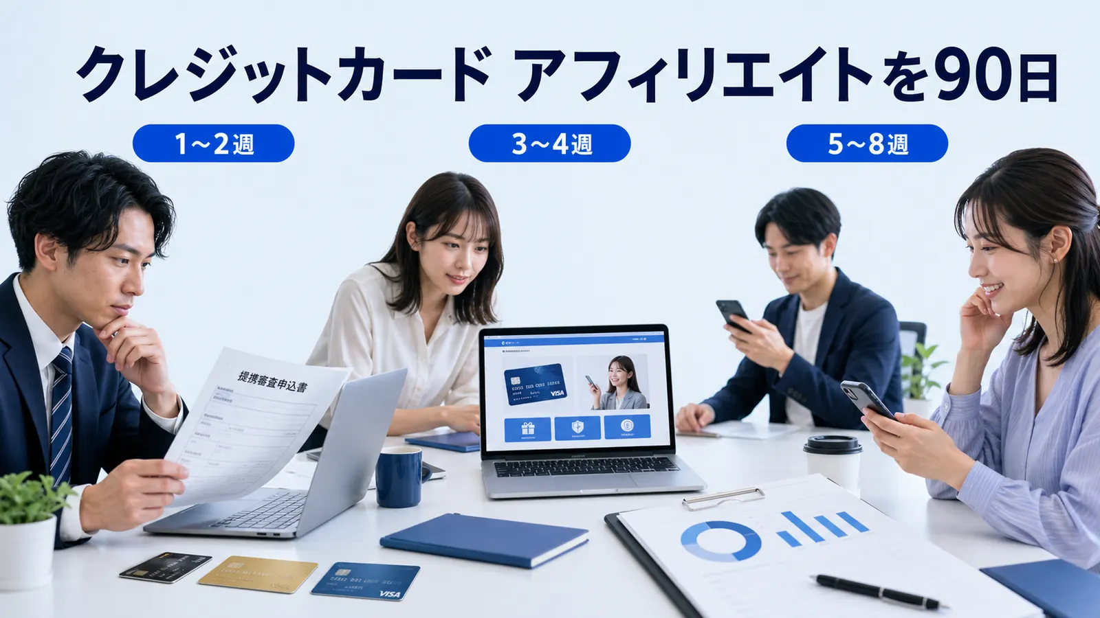 クレジットカード アフィリエイトを90日