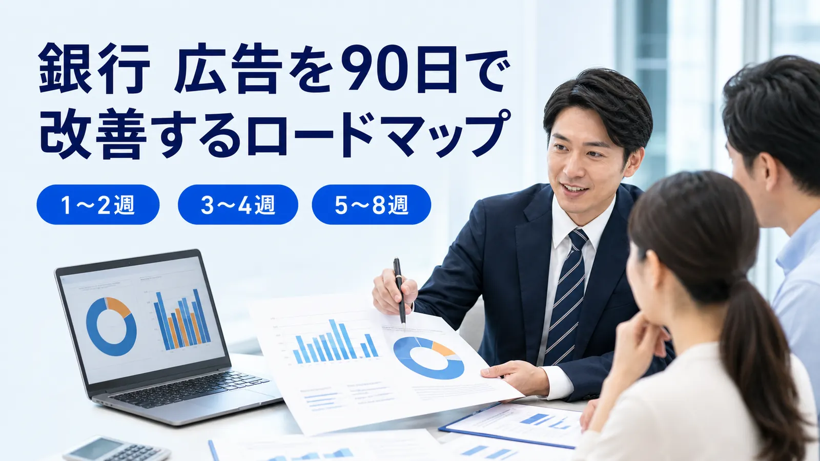 銀行 広告を90日で改善するロードマップ