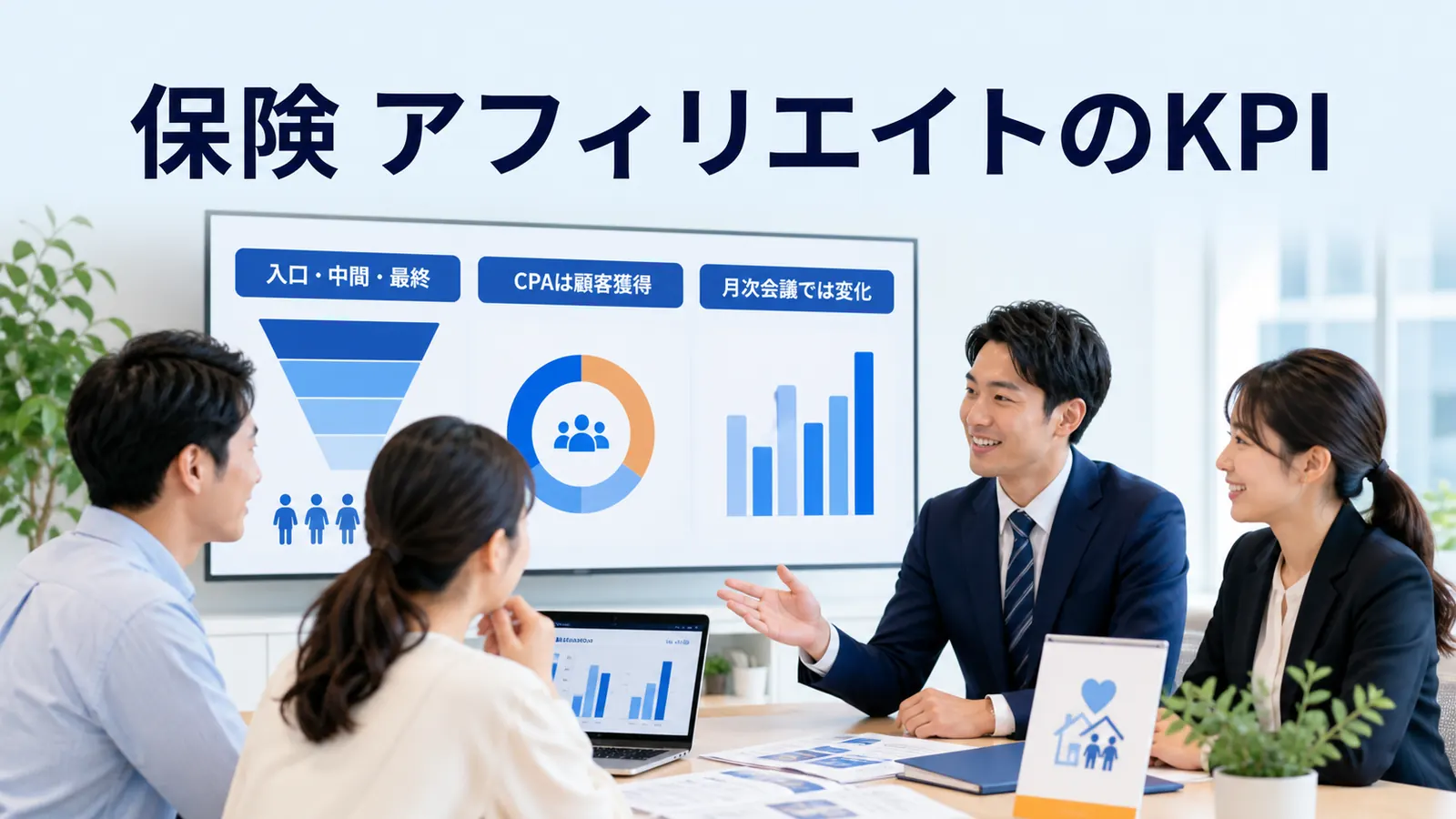 保険 アフィリエイトのKPI