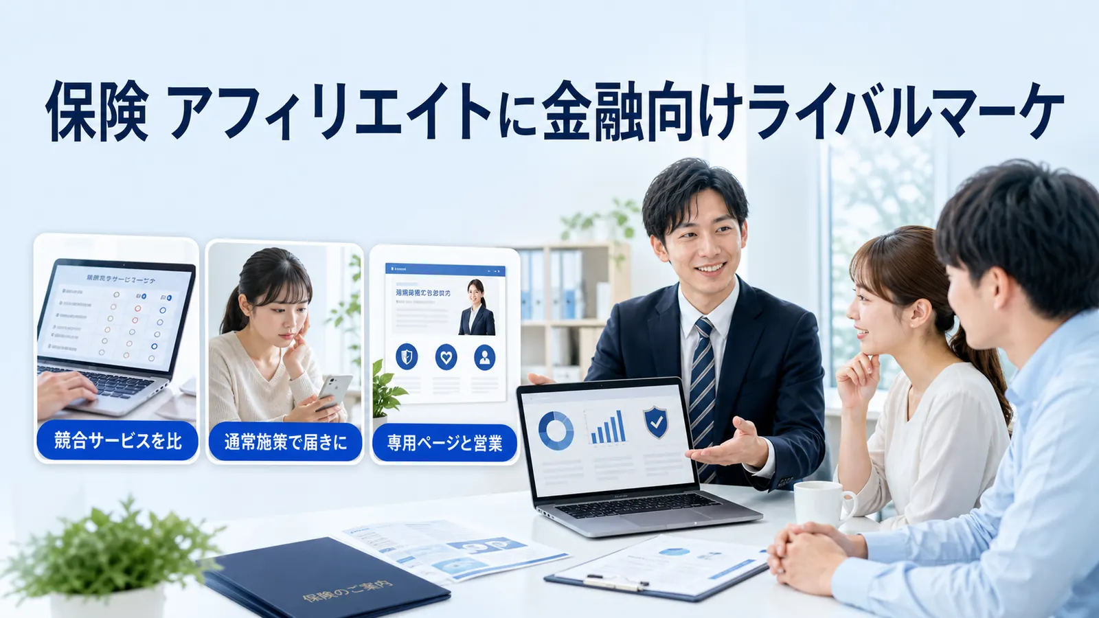 保険 アフィリエイトに金融向けライバルマーケ