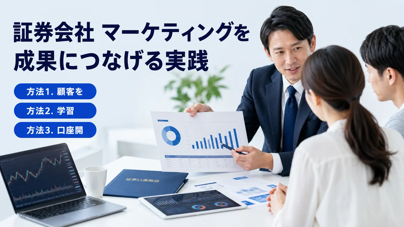 証券会社 マーケティングを成果につなげる実践