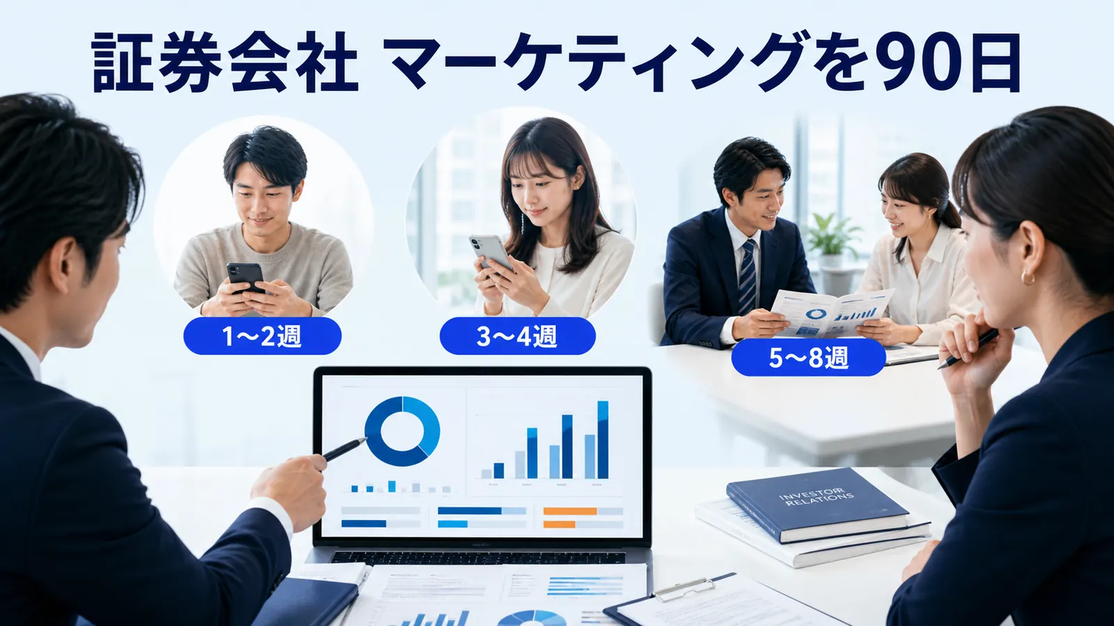 証券会社 マーケティングを90日
