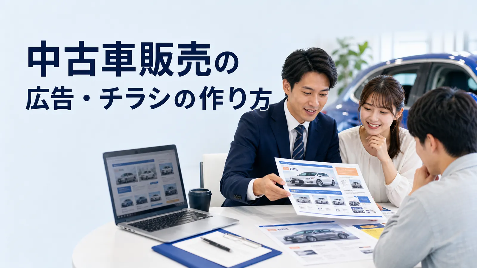 中古車販売の広告・チラシの作り方｜必要表示と来店につなげる構成