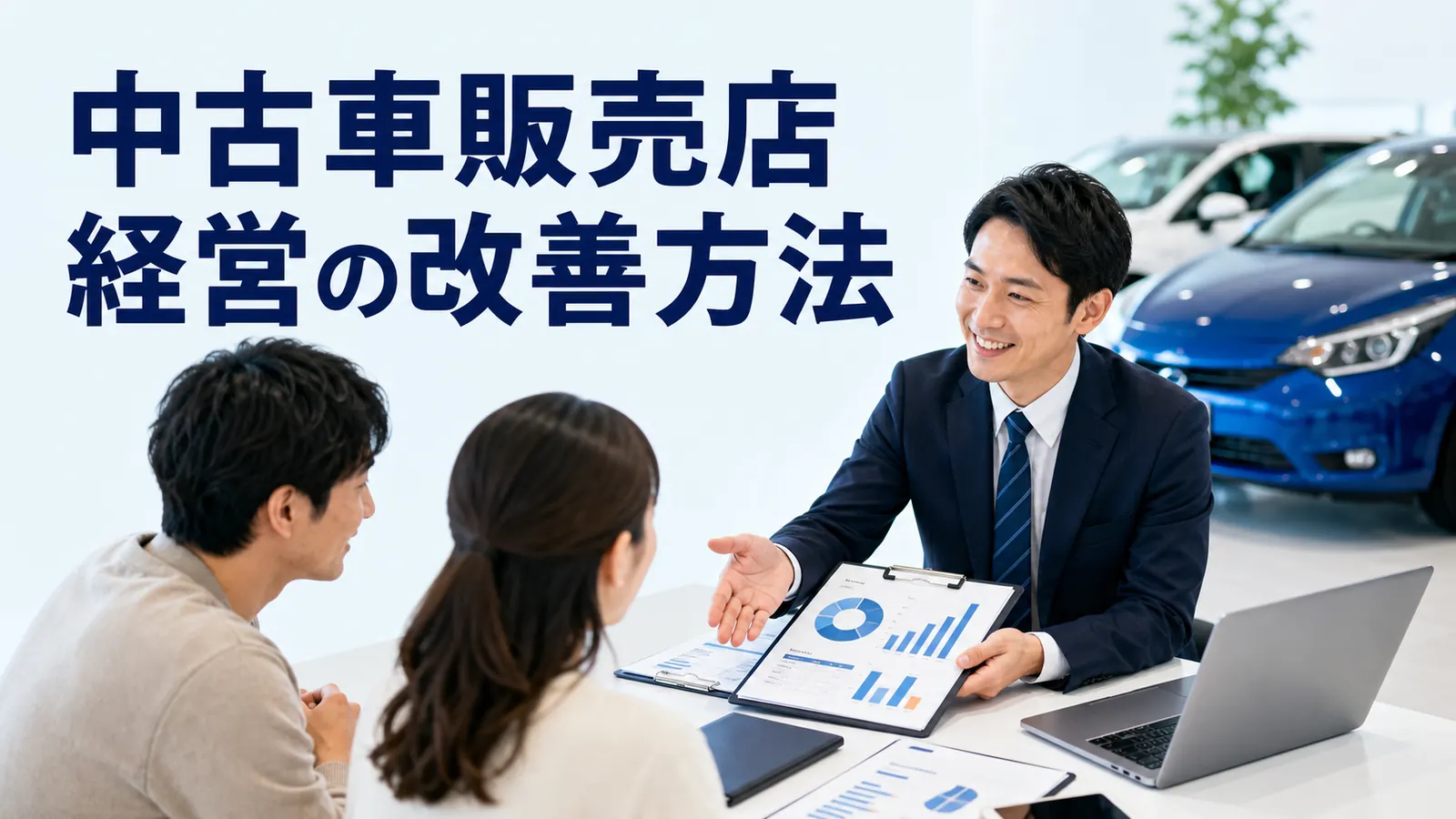 中古車販売店経営の改善方法｜仕入れ・在庫回転・粗利・再来店を解説