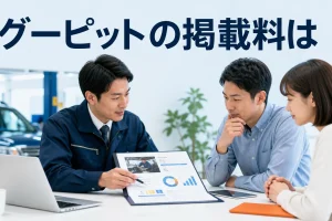 グーピットの掲載料はを内容別のオリジナル構図で整理した図解