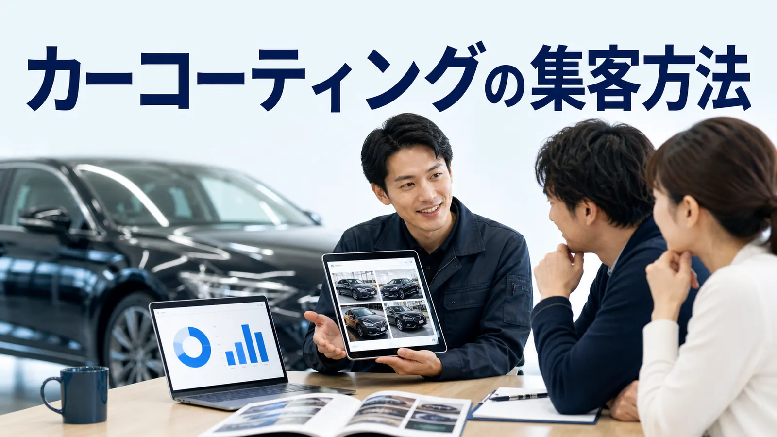カーコーティングの集客方法｜施工事例・MEO・予約導線を改善する