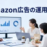 Amazon広告の運用方法を内容別のオリジナル構図で整理した図解