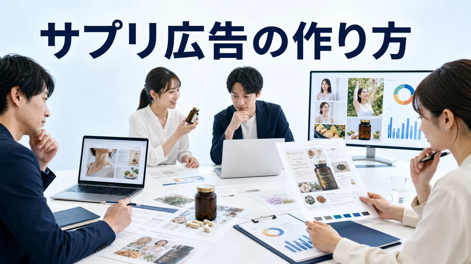 サプリ広告の作り方｜薬機法・媒体選定・表現・成果改善