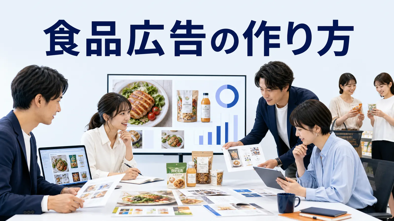 食品広告の作り方｜媒体・表示ルール・訴求・KPIを解説