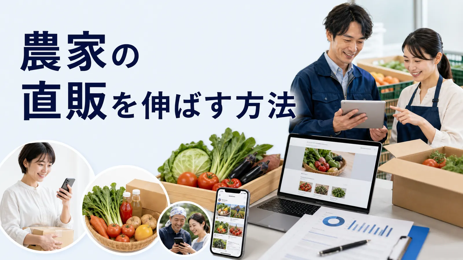 農家の直販を伸ばす方法｜EC・SNS・定期便・リピート施策