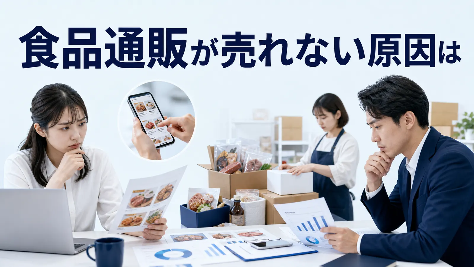 食品通販が売れない原因は？商品ページ・広告・物流・リピートを改善