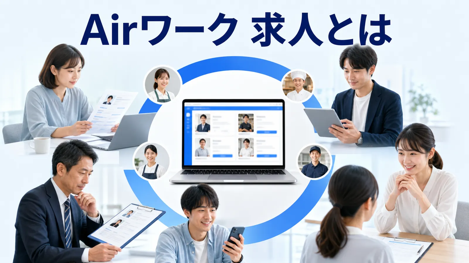 Airワーク 求人とはを内容別のオリジナル構図で整理した図解