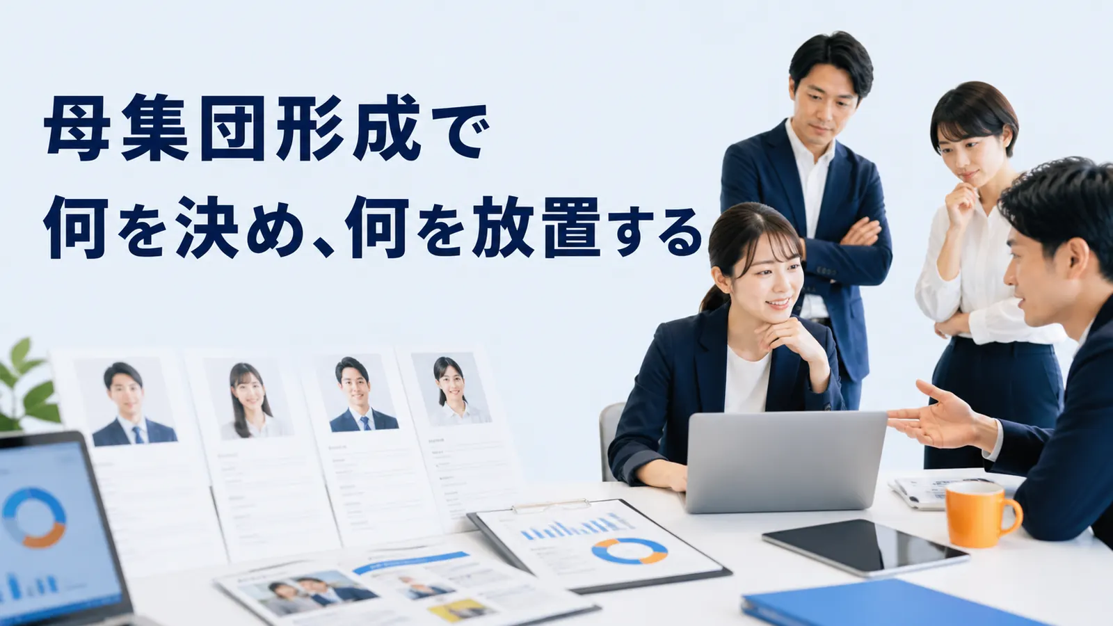 母集団形成で何を決め、何を放置する