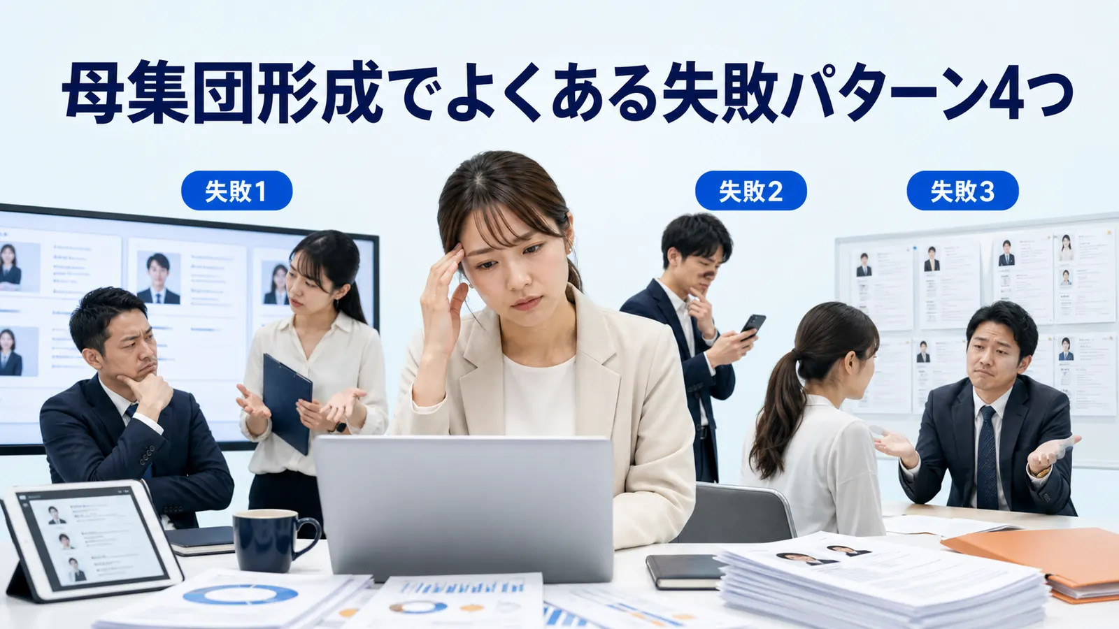 母集団形成でよくある失敗パターン4つ