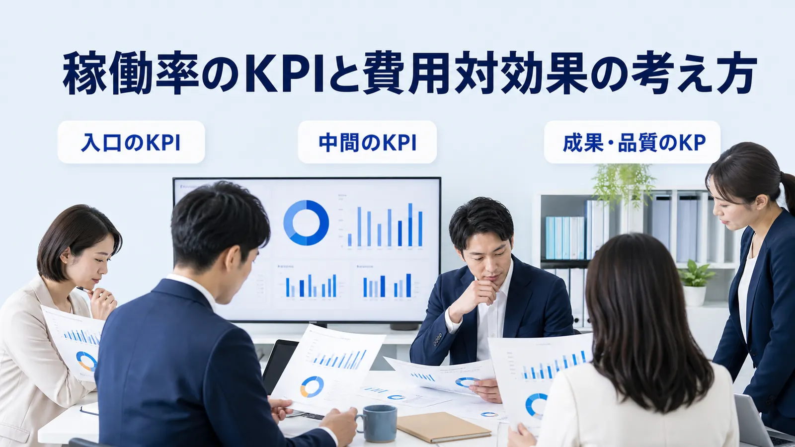 稼働率のKPIと費用対効果の考え方