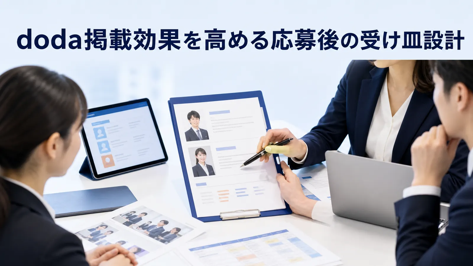 doda掲載効果を高める応募後の受け皿設計