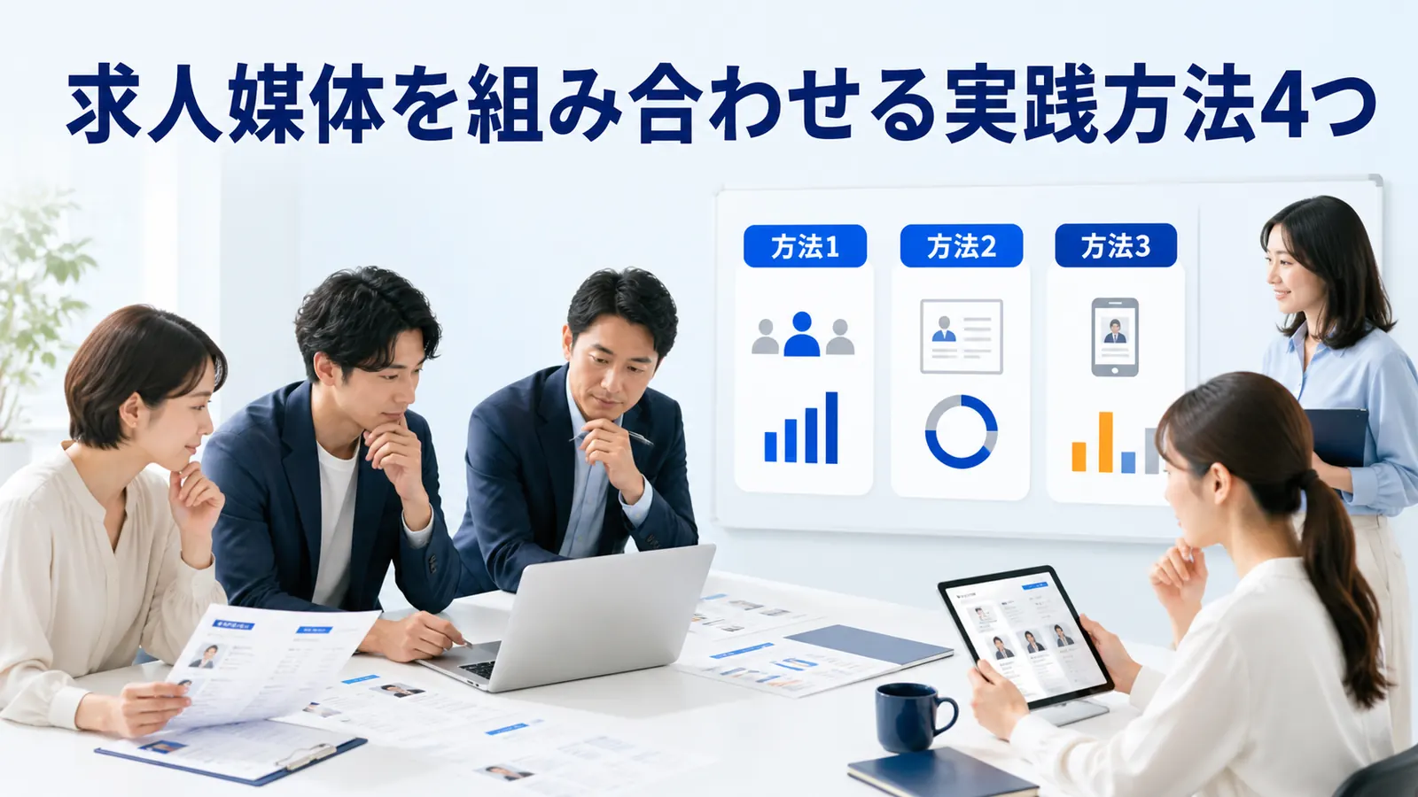 求人媒体を組み合わせる実践方法4つ