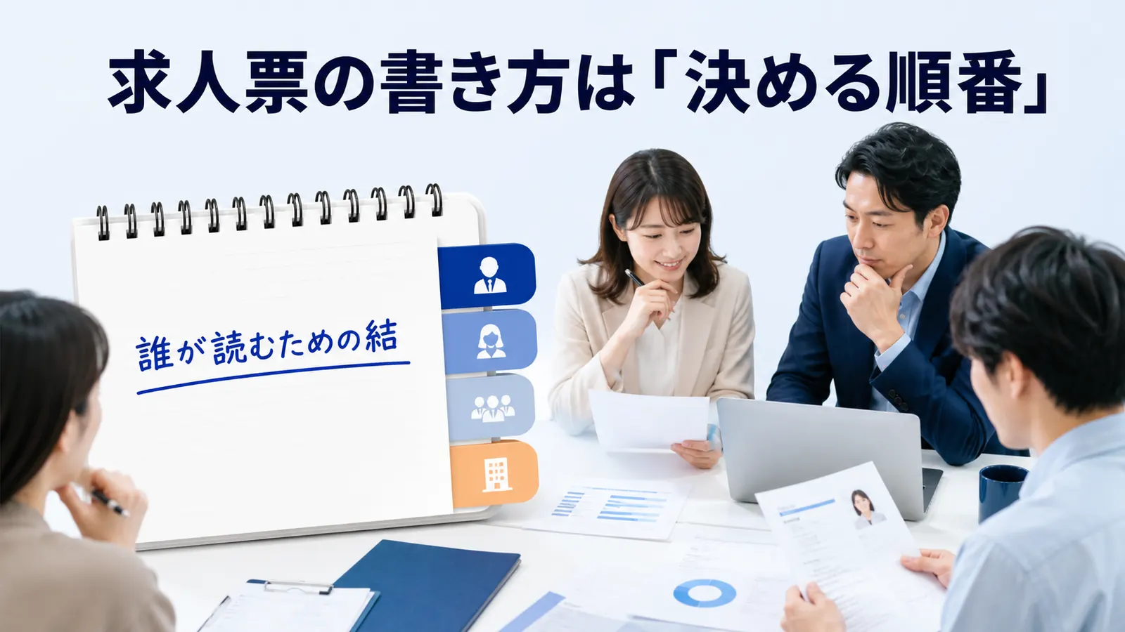 求人票の書き方は「決める順番」