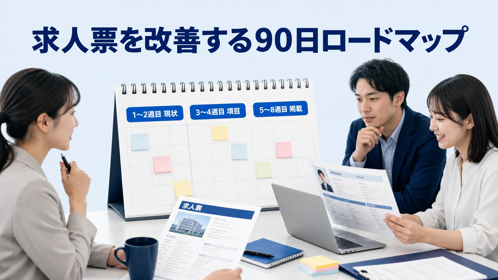 求人票を改善する90日ロードマップ